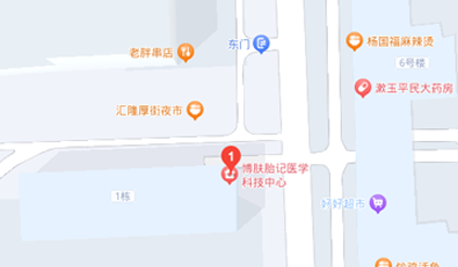 济南博肤医疗门诊部 路线图